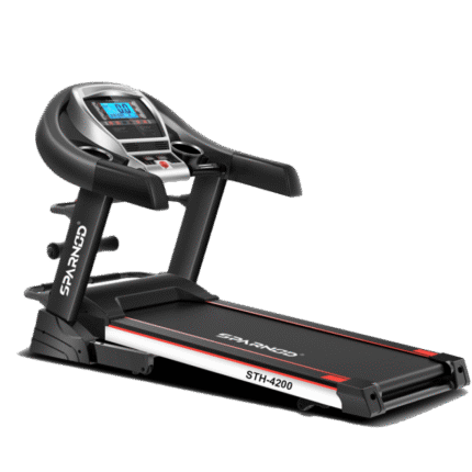 Sparnod STH-4200 (2.25 HP DC Motor) multi-function with Semi Auto Lubrication Treadmill