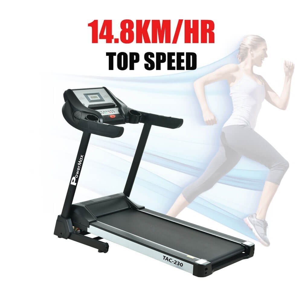 tac-230-ac-motorized-treadmill-with-auto-incline-mp3-ipad-holder